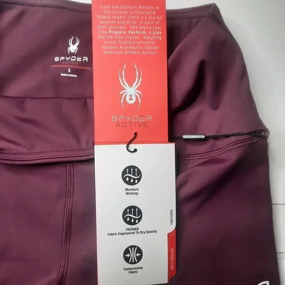 Spyder Active Women's Leg Logo Leggins - Picture 5 of 9